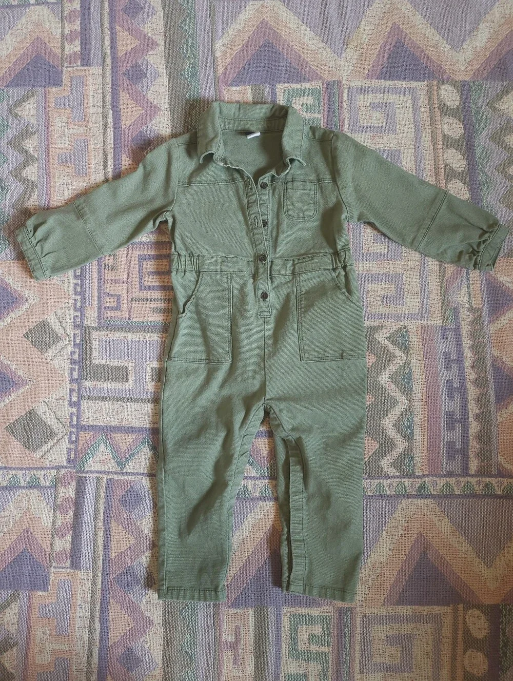 Old Navy Canvas Workwear One-Piece Toddler Girls Size 2T